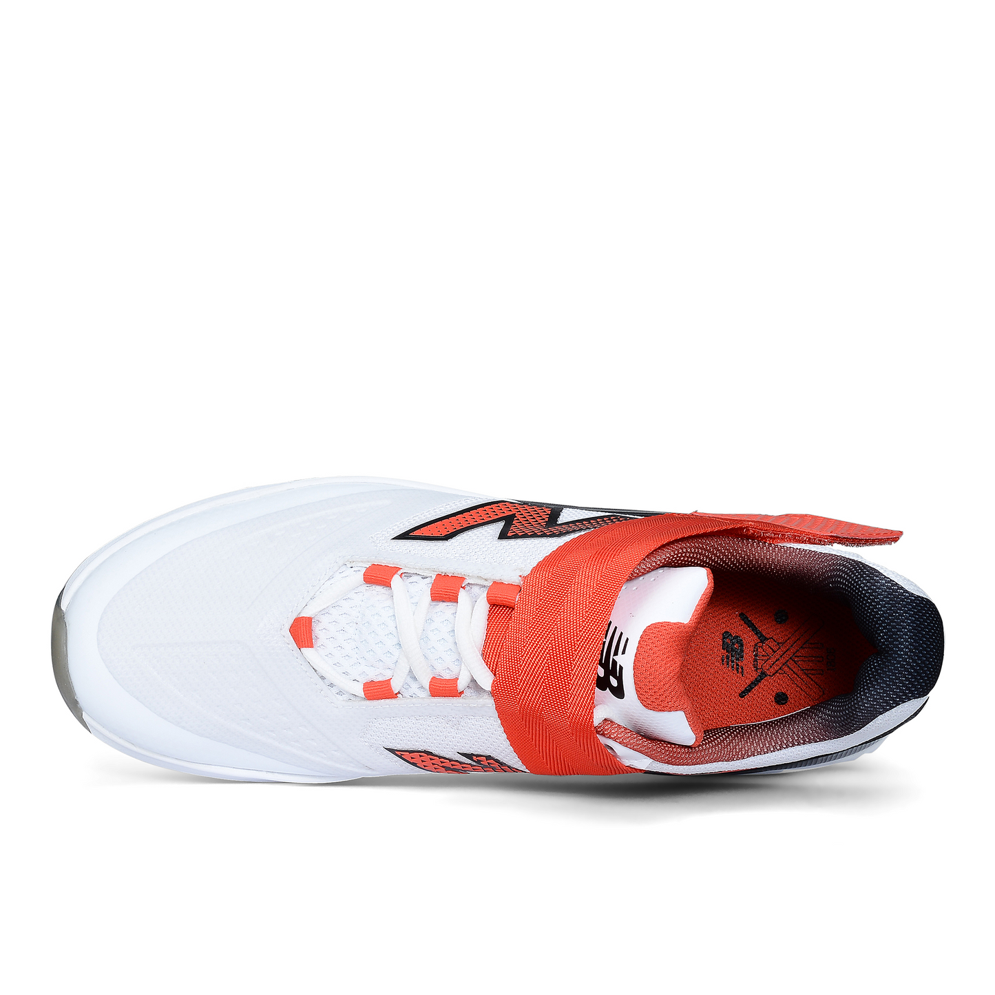 Top view of New Balance CK4040F7 cricket shoe