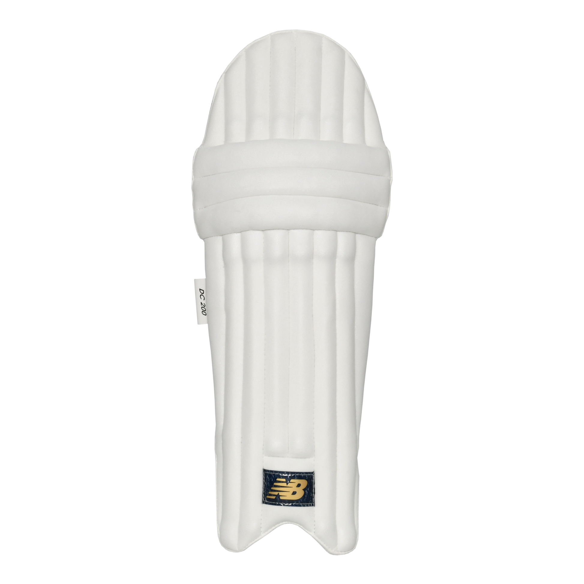Front view of New Balance DC 200 batting pad showing lightweight crosslink foam construction.