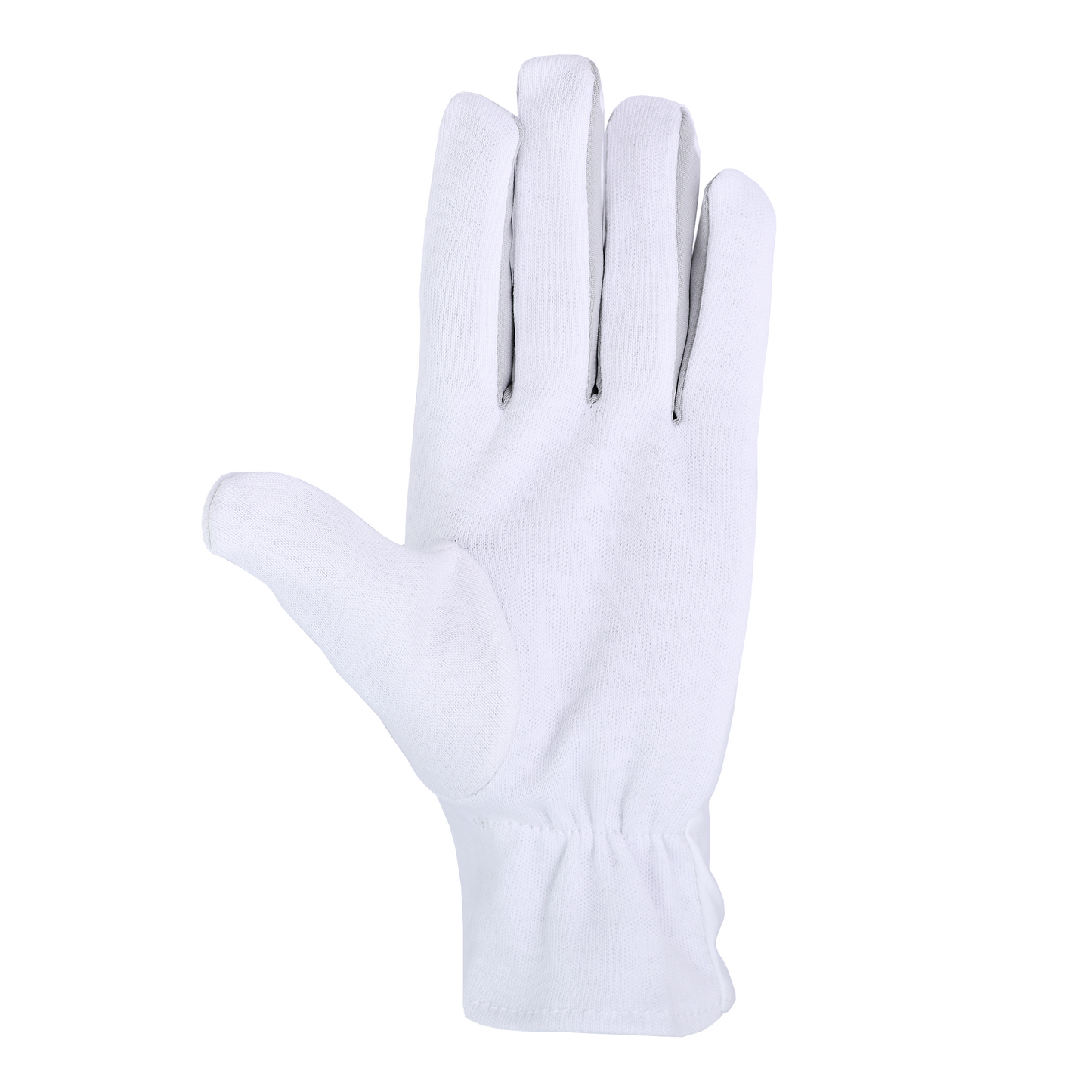 Front view of New Balance full finger batting inners showing cotton palm and snug fit.