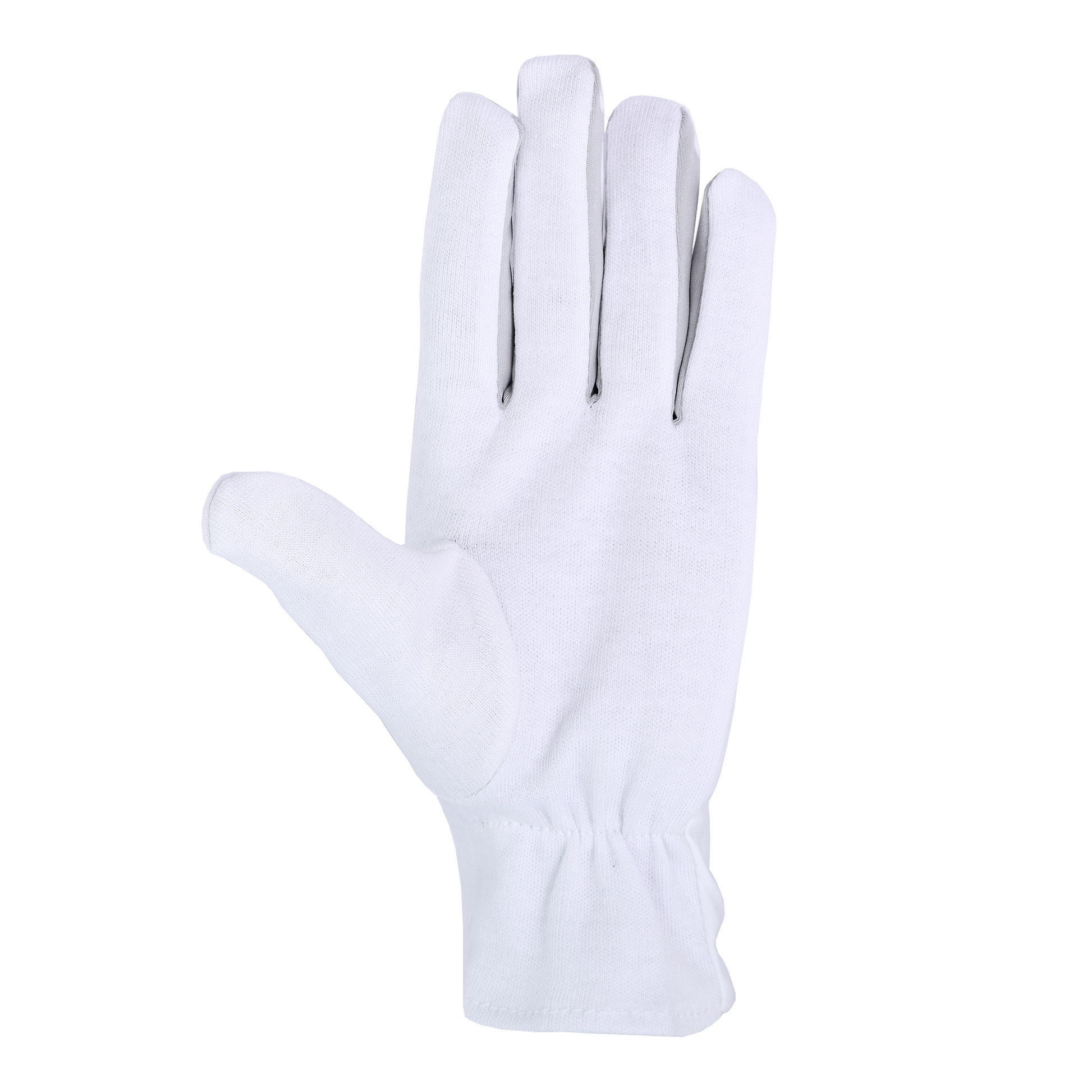 Front view of New Balance full finger batting inners showing cotton palm and snug fit.