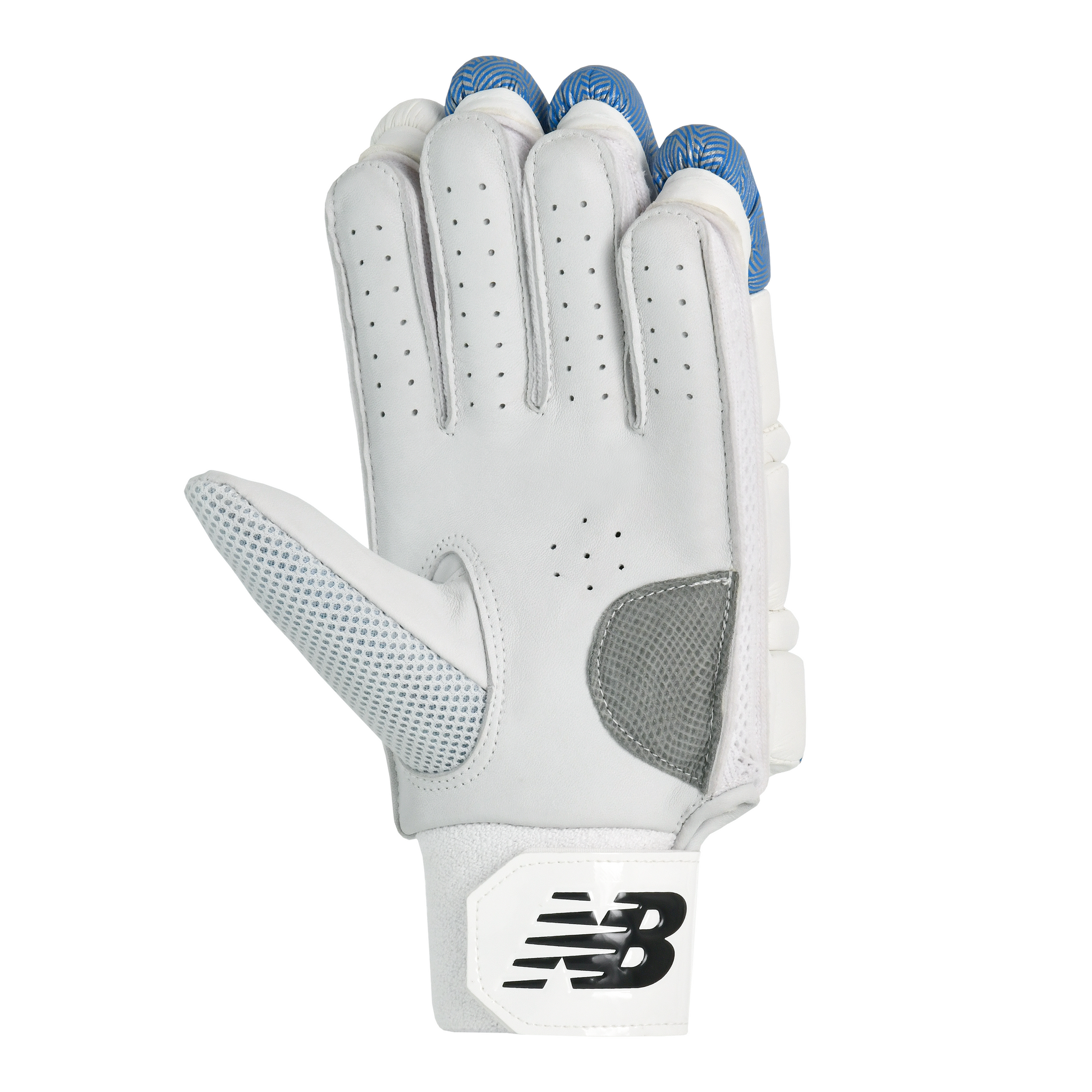 Sheep leather palm with padding on New Balance TC 1000 batting gloves