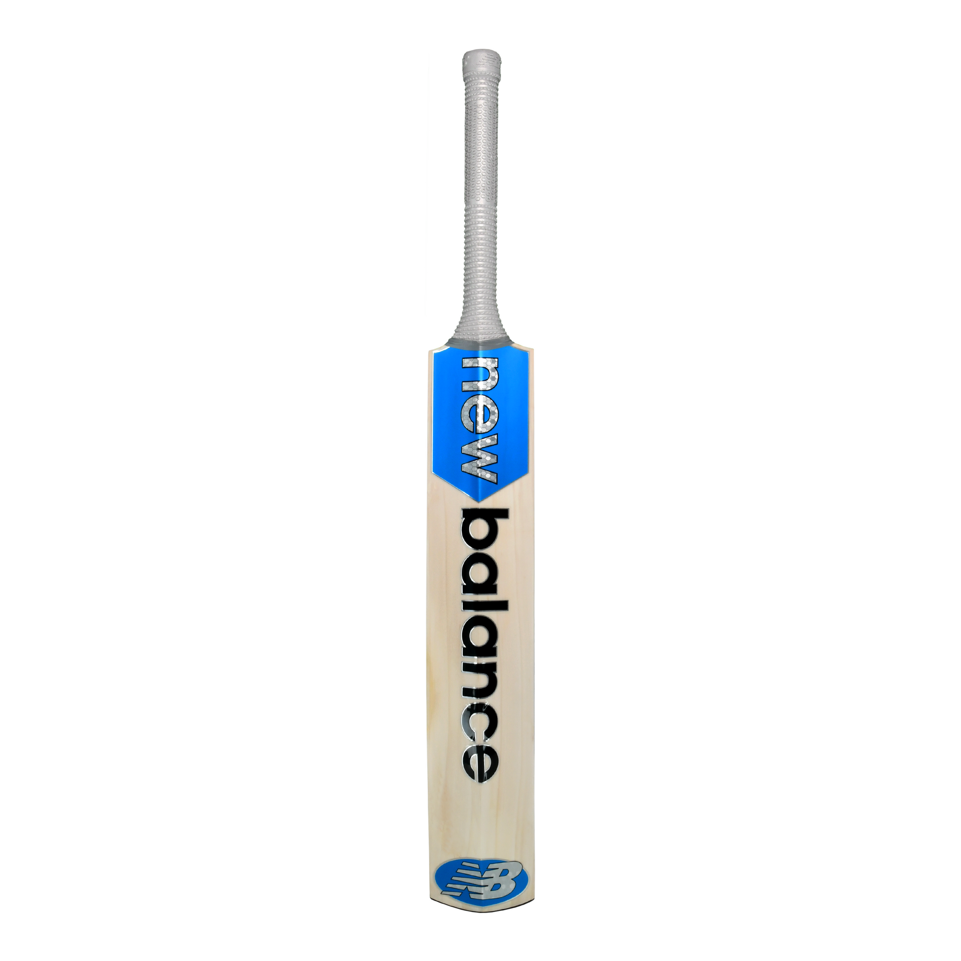 Rear view of the New Balance TC 600 junior cricket bat highlighting spine and handle.