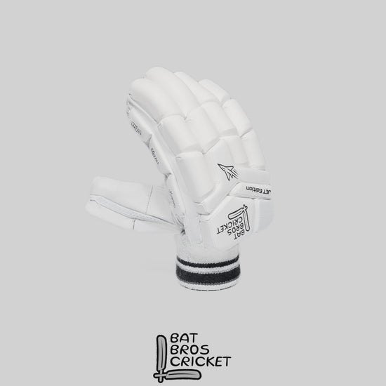 Rotating 360-degree preview of Bat Bros Jet Edition batting gloves