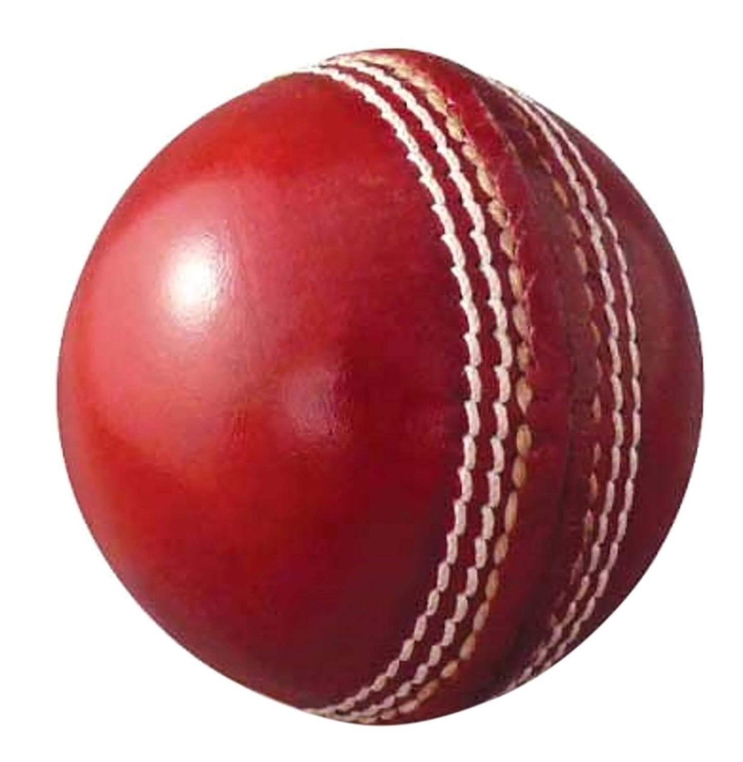 Bat Bros Test Cricket Ball - Red. White. Pink. (Adult).