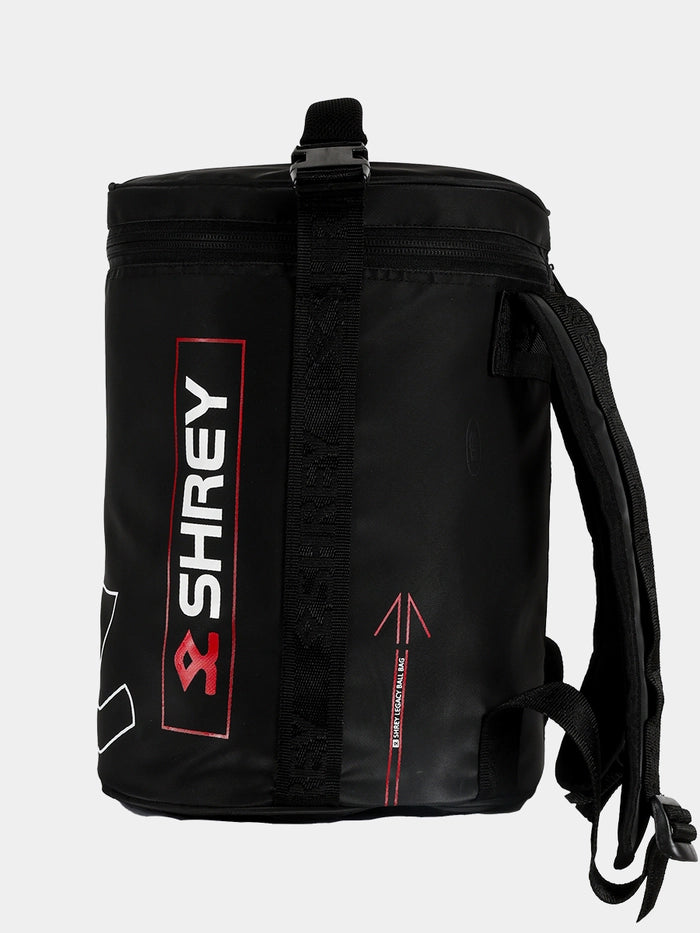 Side profile showing Shrey branding and durable construction