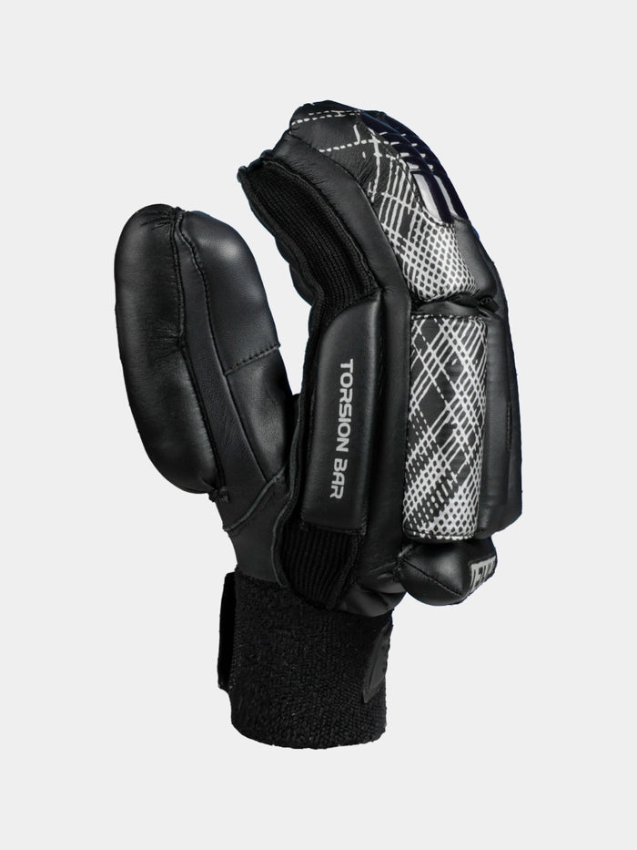 Shrey Meta VR black batting gloves side profile