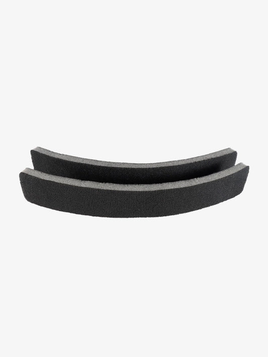 Shrey Rear Cushion Pad in black showing curved replacement cricket helmet padding available in 10mm, 12mm and 14mm thicknesses