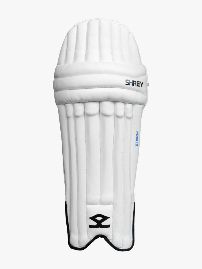 Shrey Storm batting pads front view