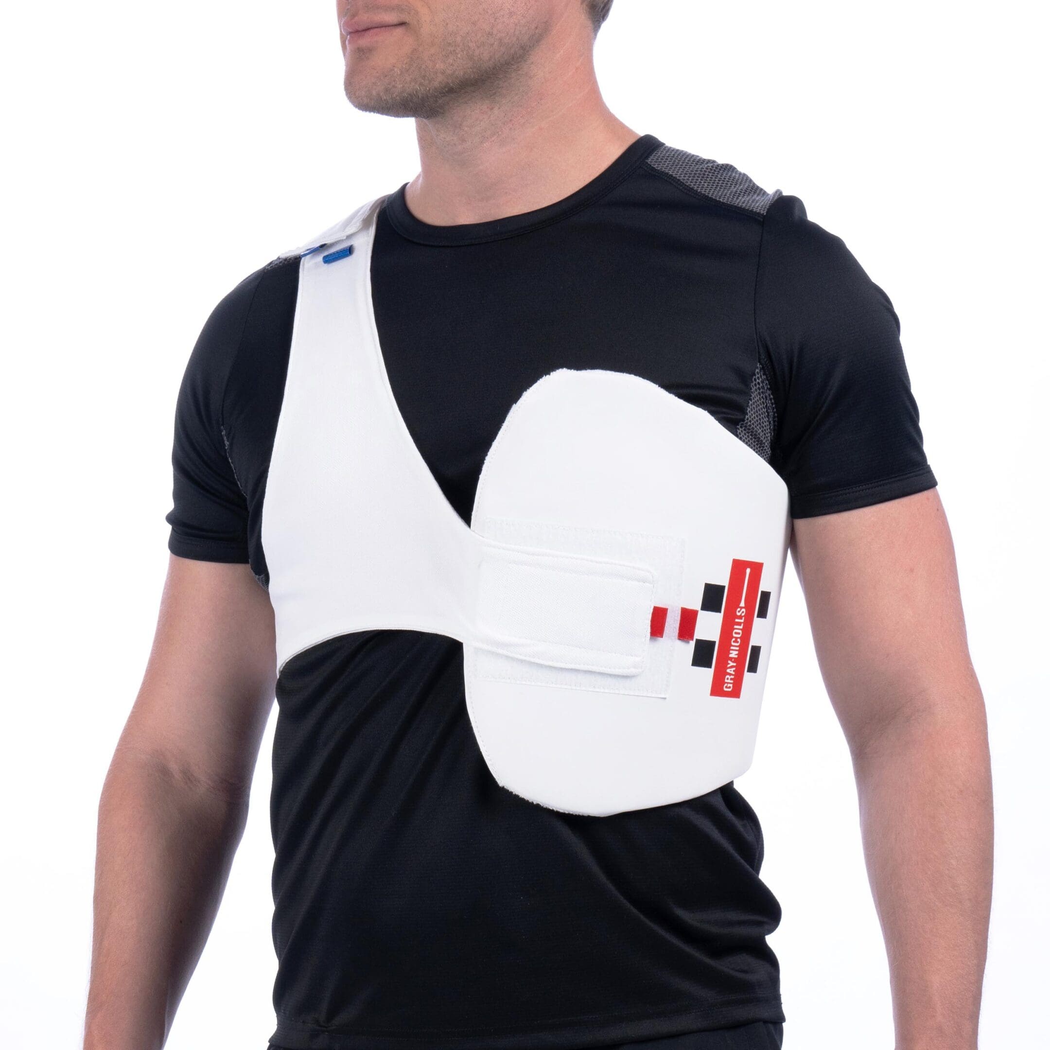 Gray-Nicolls Pro Performance Upper Body Guard – Front Fitted View