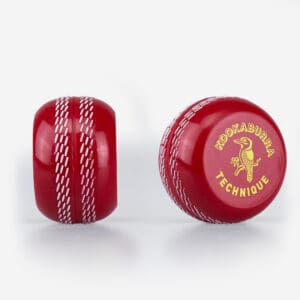 Kookaburra Technique Trainer Balls showing both seam profile and full face with logo