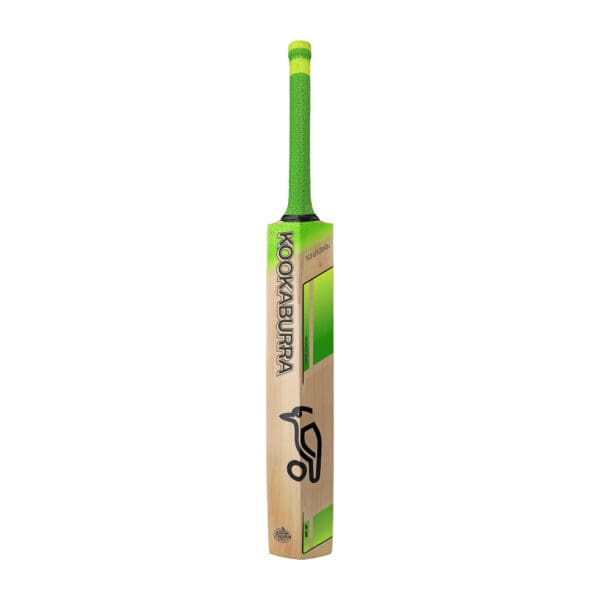 Rear view of Kookaburra Kahuna 2.1 Cricket Bat with Kookaburra logo.
