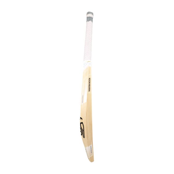 Angled right profile of Ghost 1.1 bat showing bow and grip alignment.