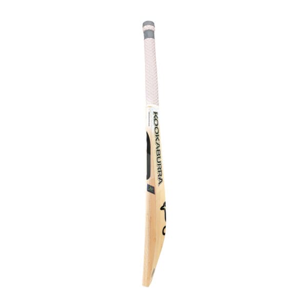 Kookaburra Ghost 3.1 bat showing left profile with toe detail and grip taper.