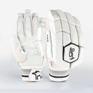 "Full product display of Kookaburra Ghost 3.1 Batting Gloves 2025 with ergonomic design and Kookaburra branding"
