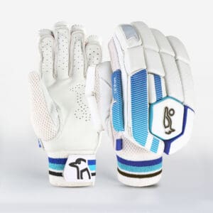 Pair of Kookaburra Rapid 3.1 Batting Gloves on display with full front and back visibility