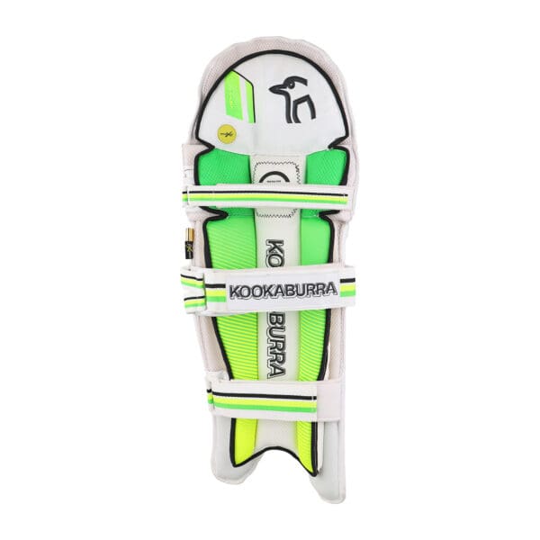 Image displaying the ergonomic thigh, calf, and ankle straps with Duo Load calf strap on the Kahuna Pro pads.
