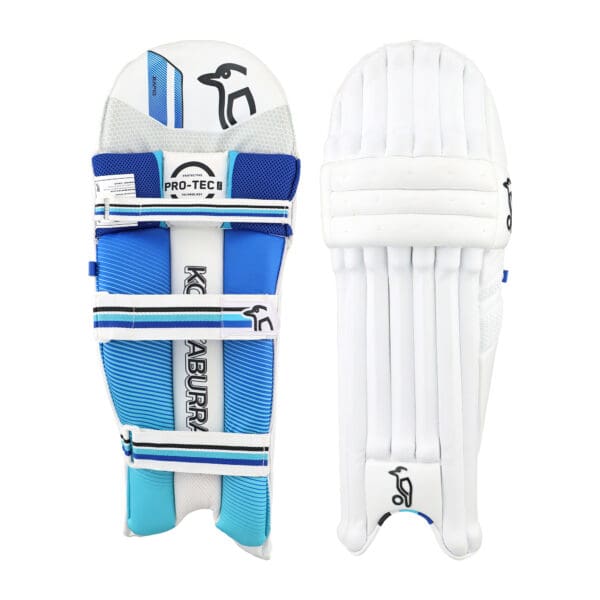 Full image set of Kookaburra Rapid 3.1 Batting Pads (2025), displaying both inner and outer designs in retail layout