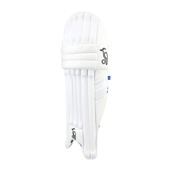 Side angle of the outer face of Kookaburra Rapid 3.1 Pads focusing on the durable PVC finish and subtle branding