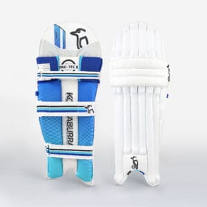 Full image set of Kookaburra Rapid 3.1 Batting Pads (2025), displaying both inner and outer designs in retail layout