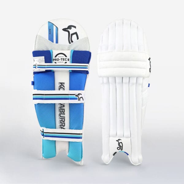 Full image set of Kookaburra Rapid 3.1 Batting Pads (2025), displaying both inner and outer designs in retail layout
