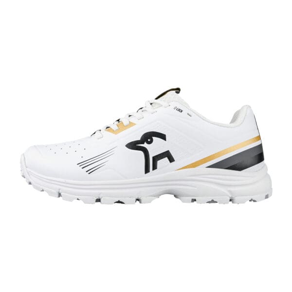 Side profile of the opposite foot of the KC 3.0 shoes, featuring the Kookaburra logo and forefoot protection detail.