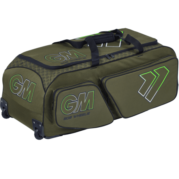 GM Cricket Bag 909 Wheelie Khaki - Image 2