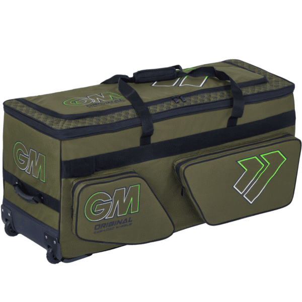 GM Cricket Bag Orig E-Load Wheelie Khaki - Image 6