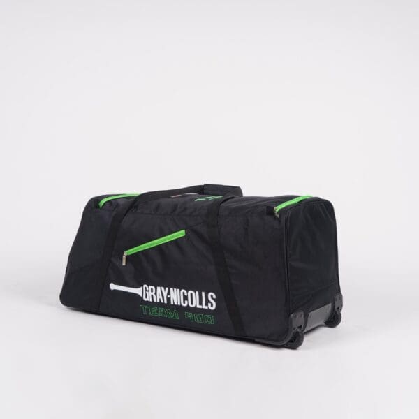 Gray-Nicolls Team 400 Wheelie Bag – Base and Side Panel View