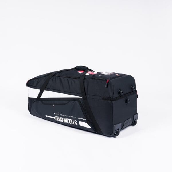 Gray-Nicolls Pro Wheelie Bag – Rear Wheels and Handle View