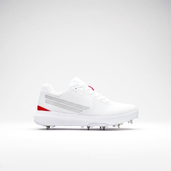 Side profile of left Revo Pro 2.0 cricket shoe