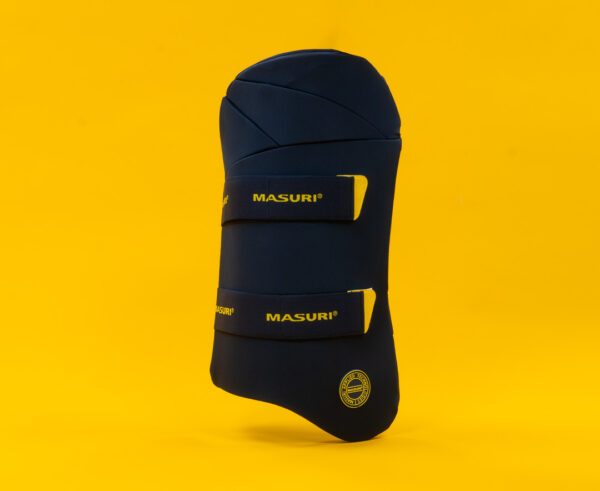 Masuri E Line Thigh Pad Combo is a premium cricket thigh guard designed for professional-level protection and comfort