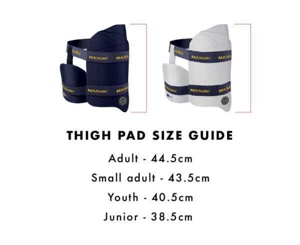 Masuri T-Line Thigh Pad Set (Senior & Junior) - Image 2