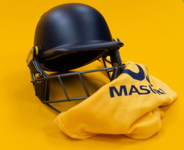 Masuri T-Line Plus Junior Helmet with steel grille – certified protection, breathable design, and a secure fit for young cricketers.