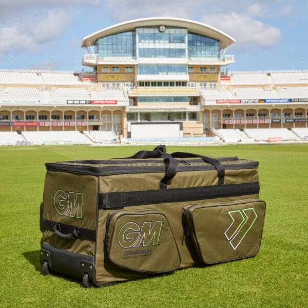 GM Cricket Bag Orig E-Load Wheelie Khaki